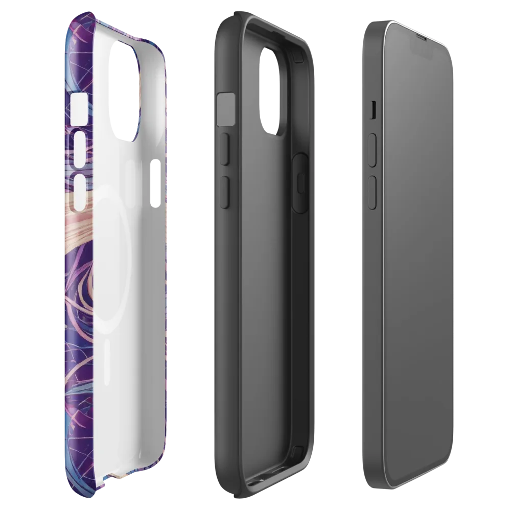 Moonlit Filament on MagSafe Tough Case for iPhone® — Front