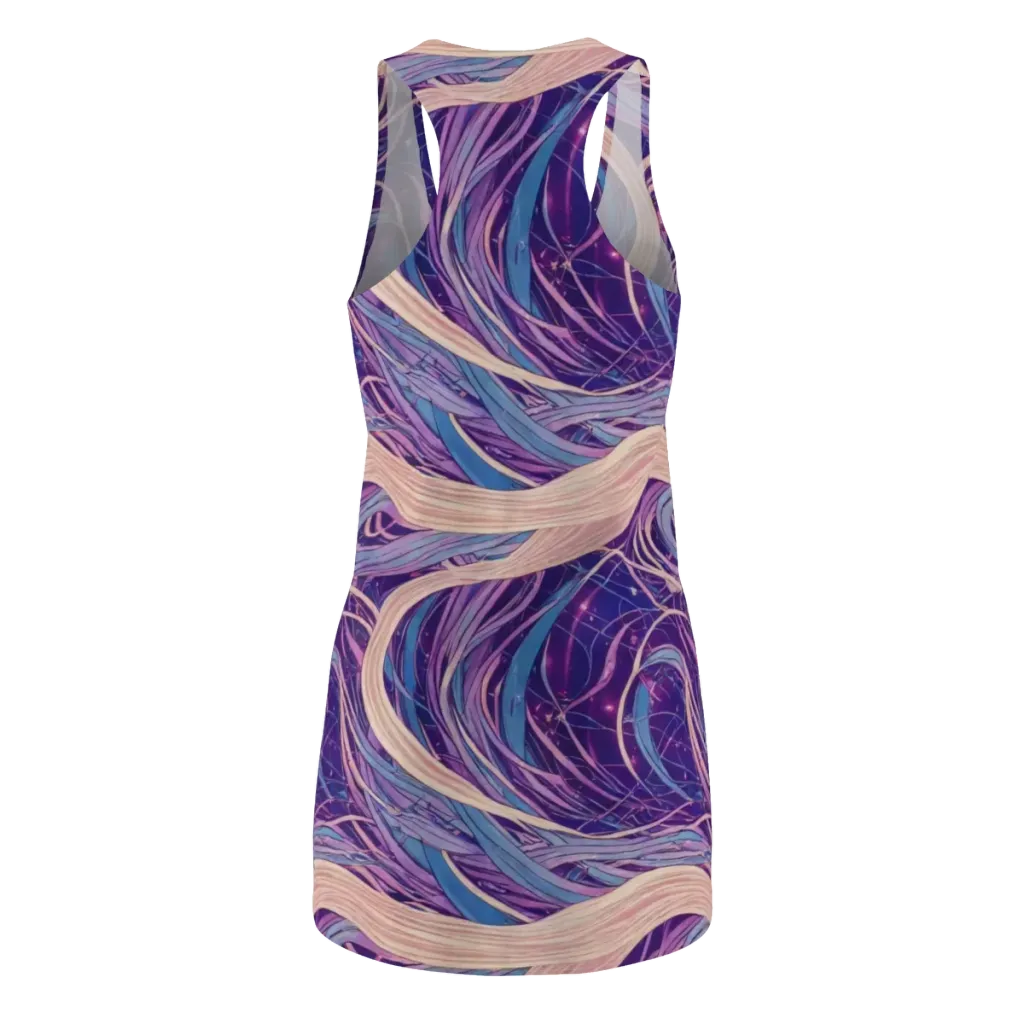 Moonlit Filament on Racerback Dress — Back