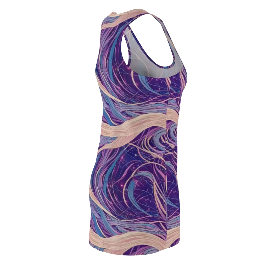 Moonlit Filament on Racerback Dress — Back Side