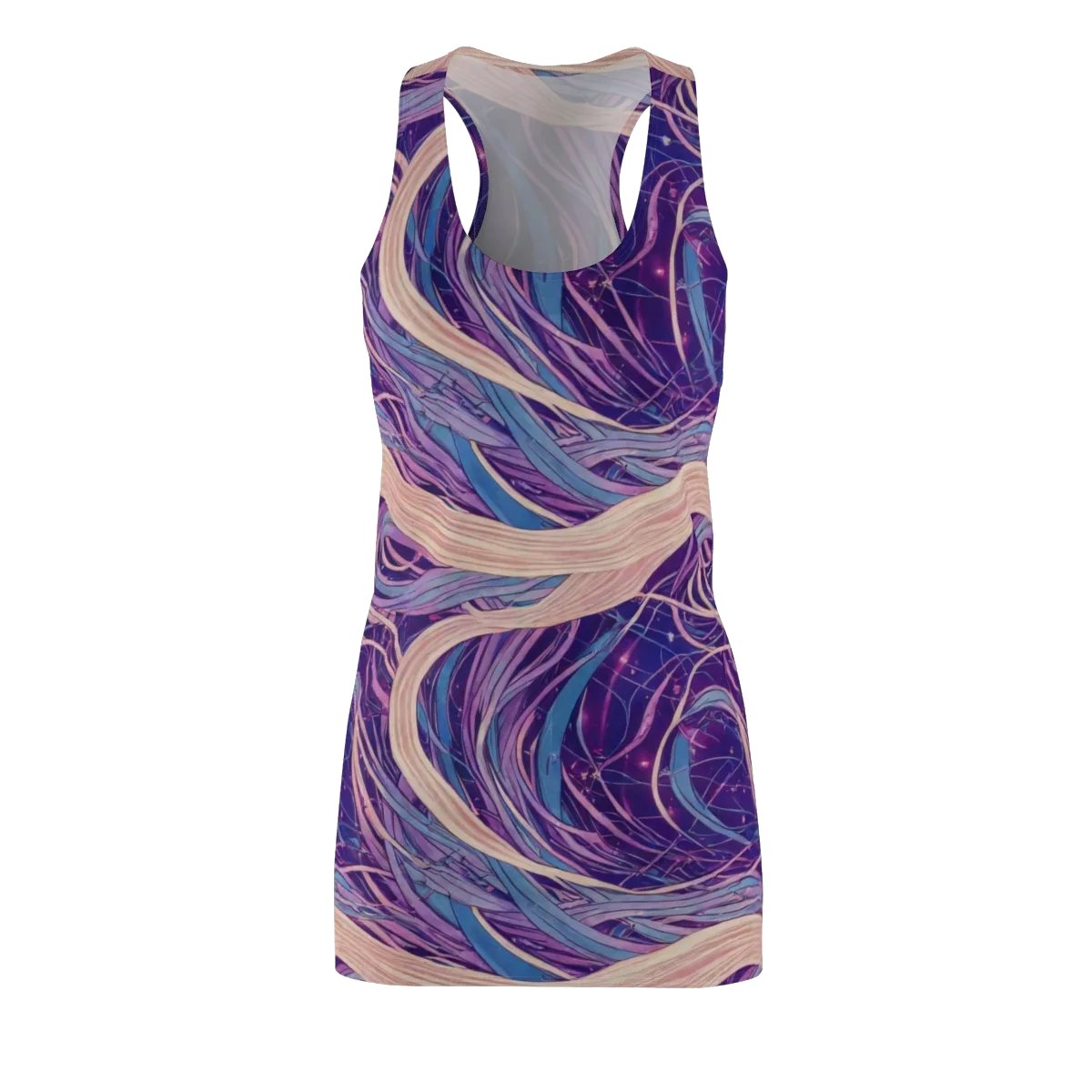 Moonlit Filament on Racerback Dress — Front