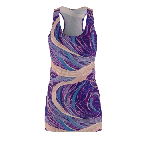 Moonlit Filament on a Racerback Dress