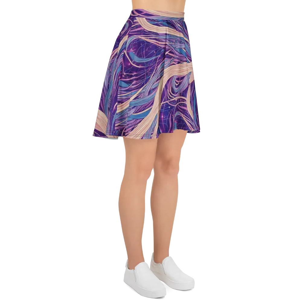 Moonlit Filament on Skater Skirt — Right