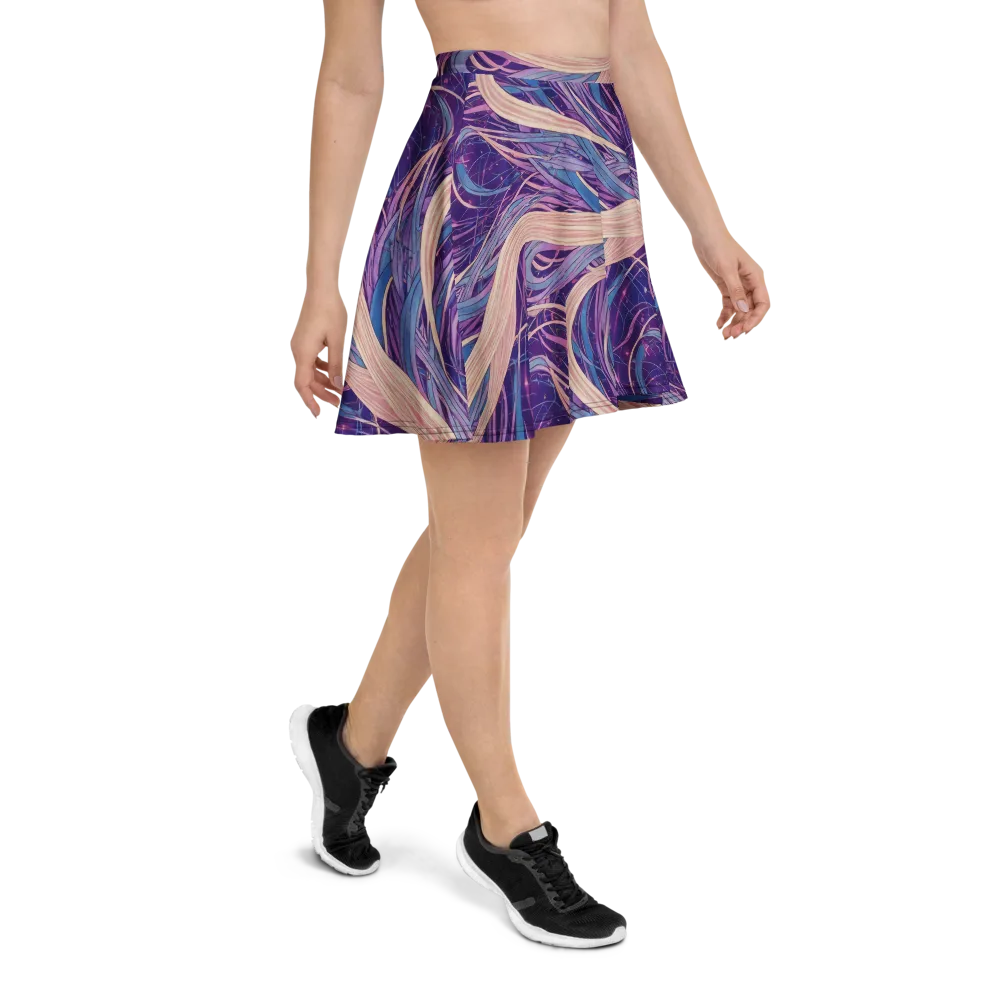 Moonlit Filament on Skater Skirt — Right