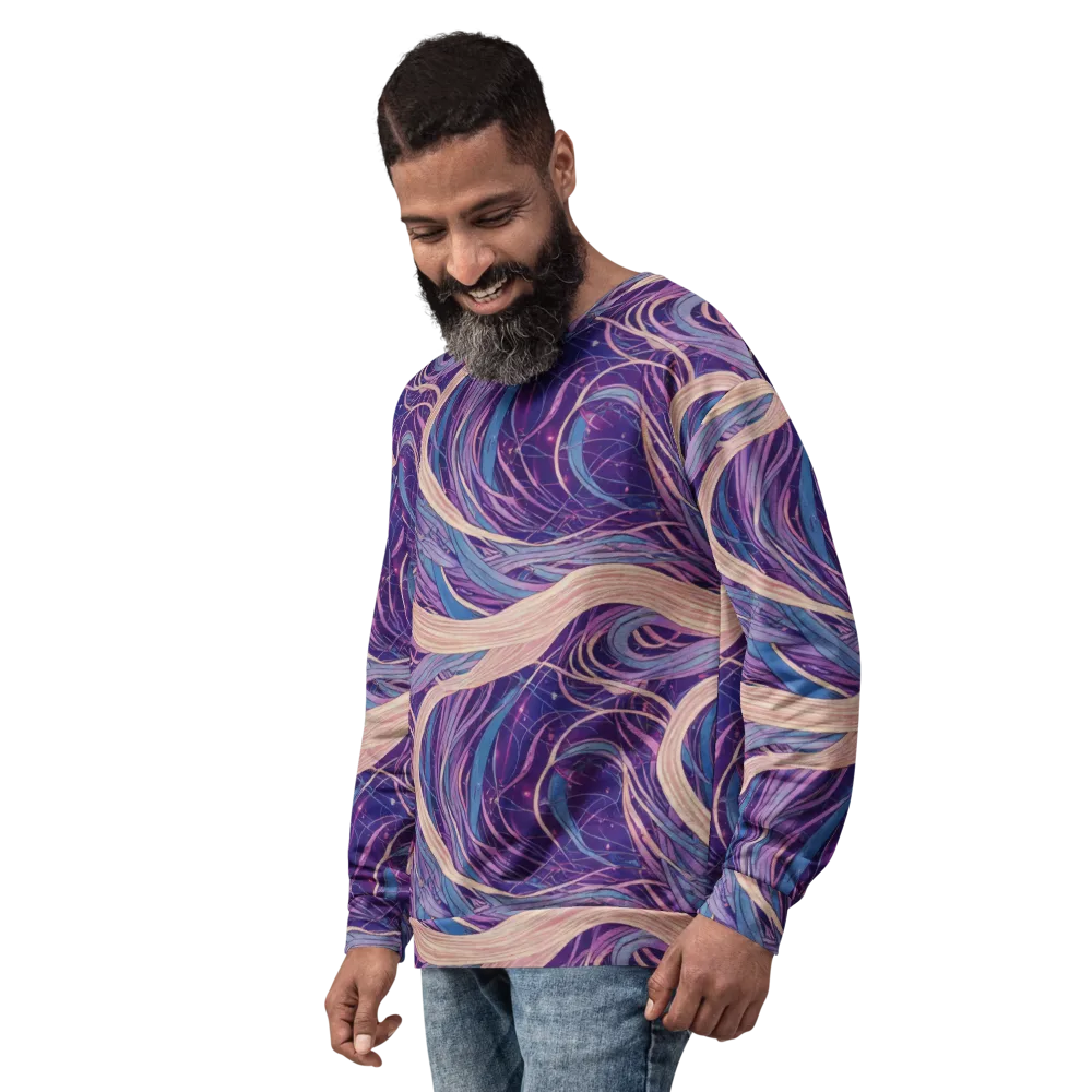 Moonlit Filament on Sweatshirt — Left Front