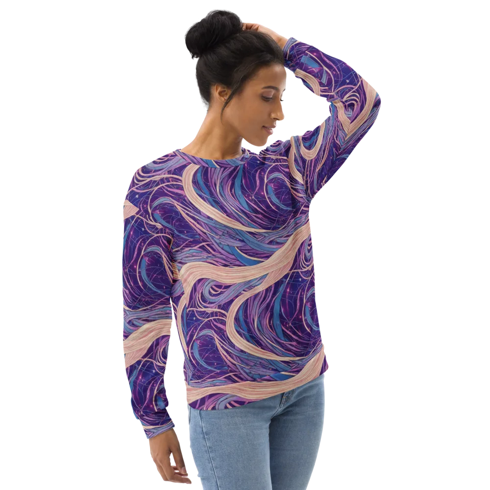 Moonlit Filament on Sweatshirt — Right Front