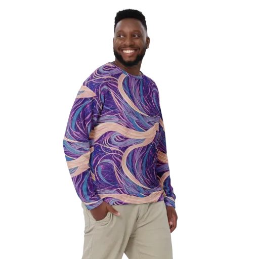 Moonlit Filament on a Sweatshirt