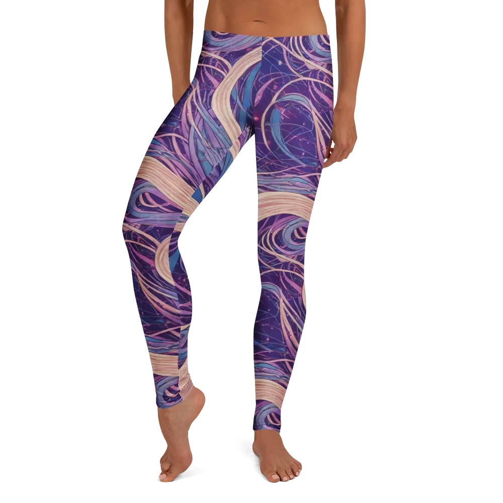 Moonlit Filament on Leggings — Front