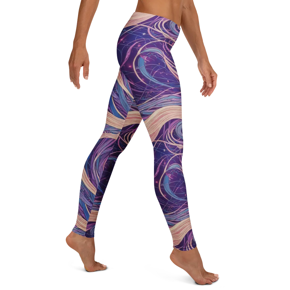 Moonlit Filament on Leggings — Right