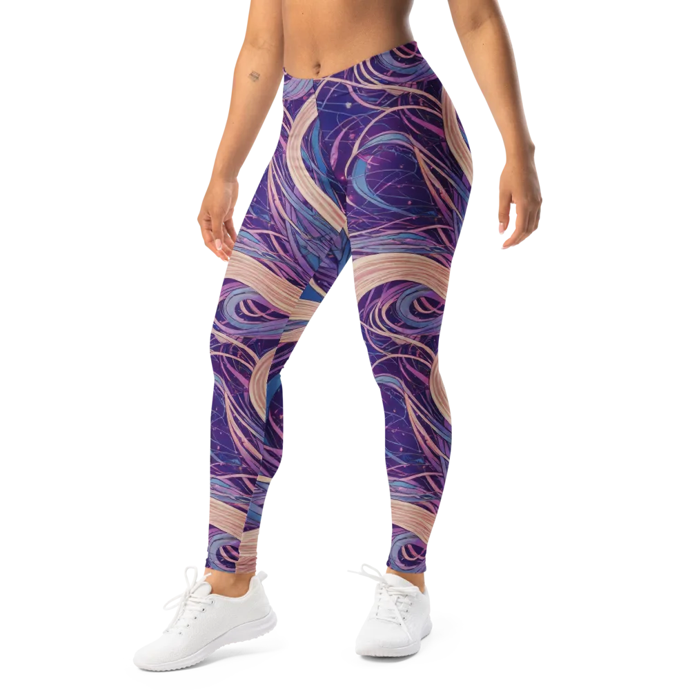 Moonlit Filament on Leggings — Left Front