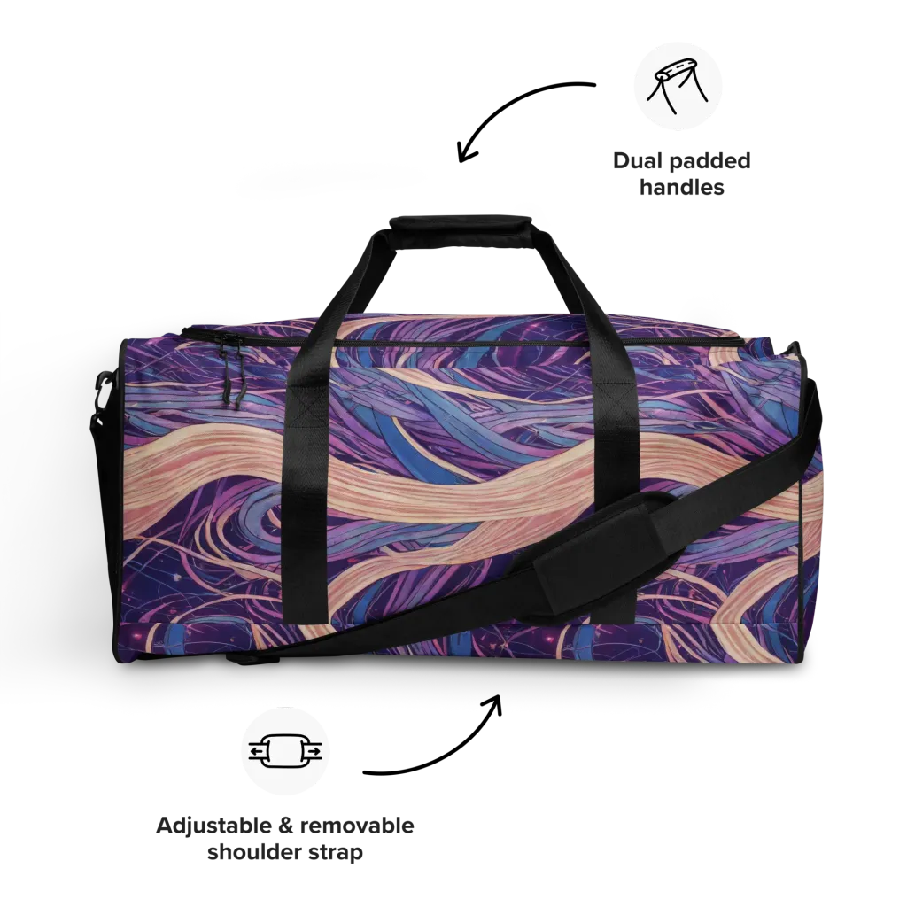 Moonlit Filament on Duffle Bag — Front