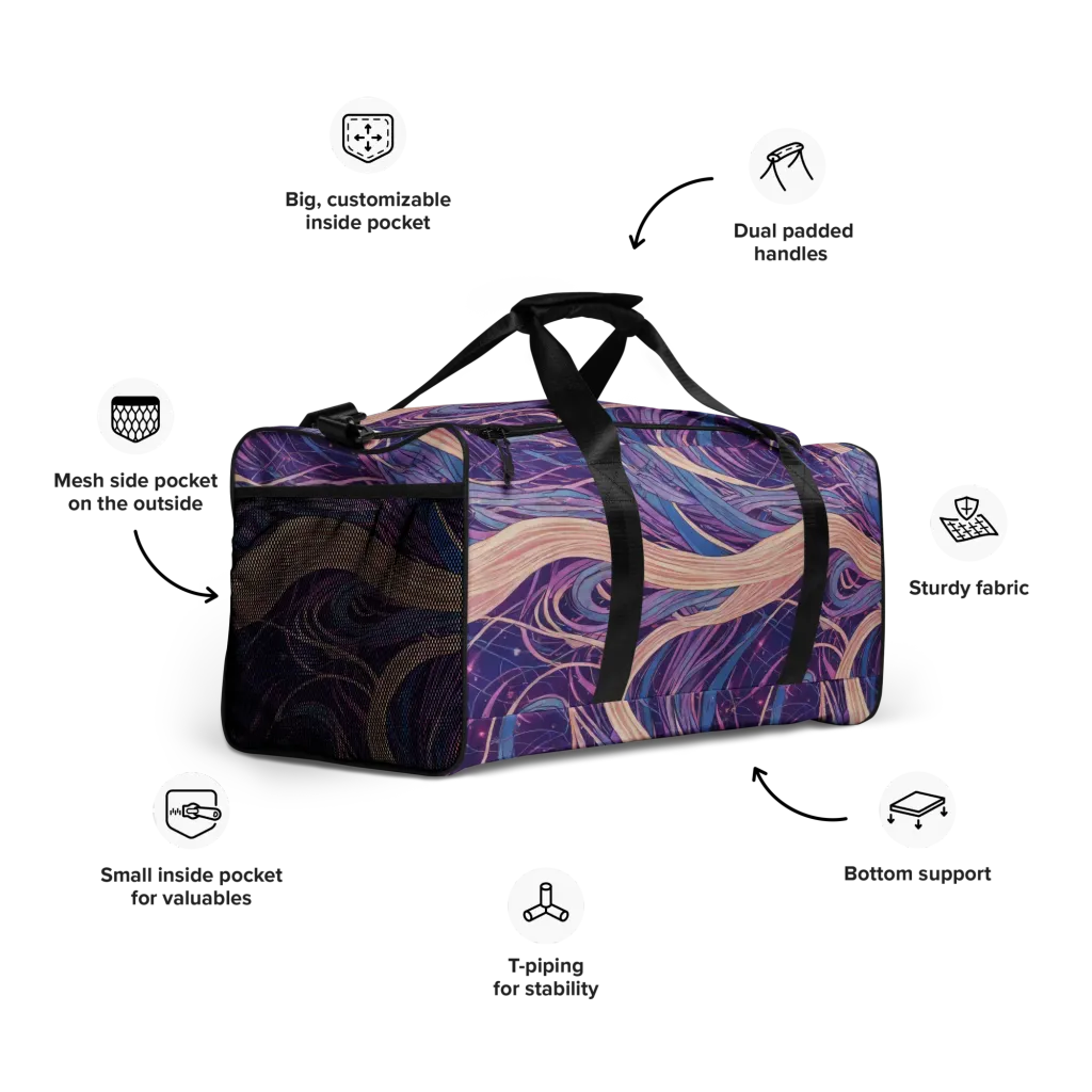 Moonlit Filament on Duffle Bag — Right Front