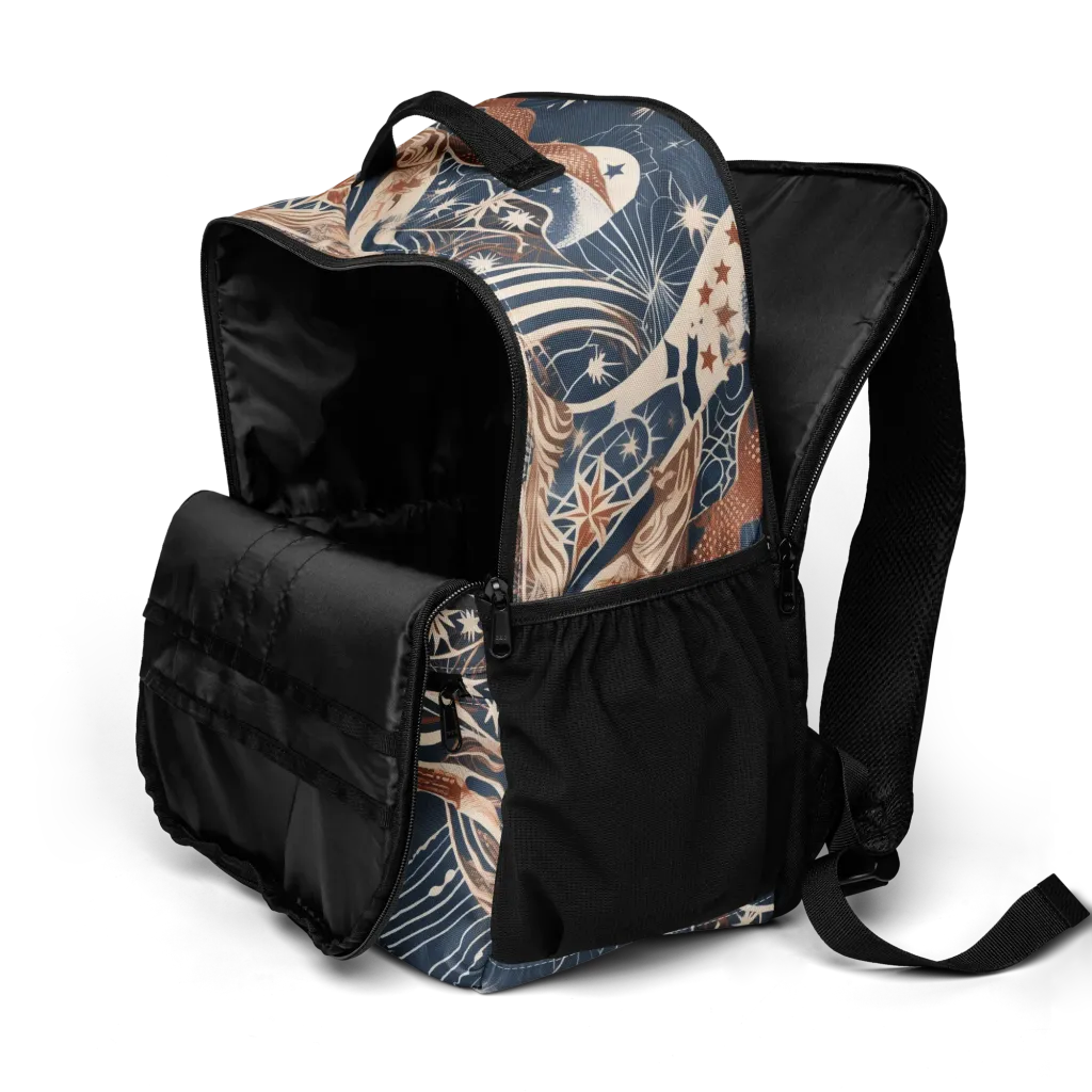 Midnight Meridian on Utility Backpack — Product details 2