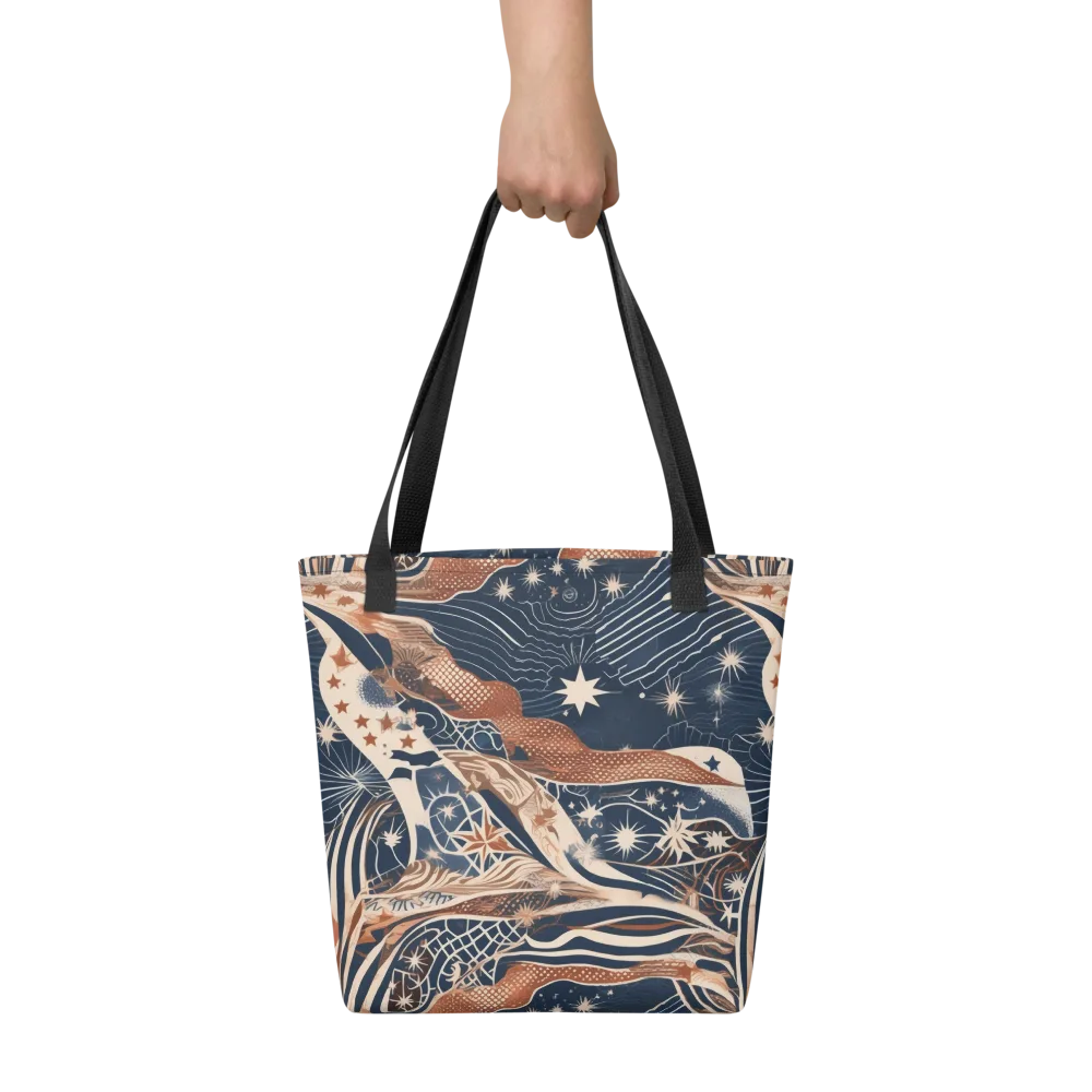 Midnight Meridian on Tote Bag — Front