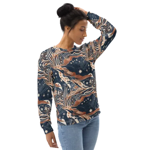 Midnight Meridian on a Sweatshirt