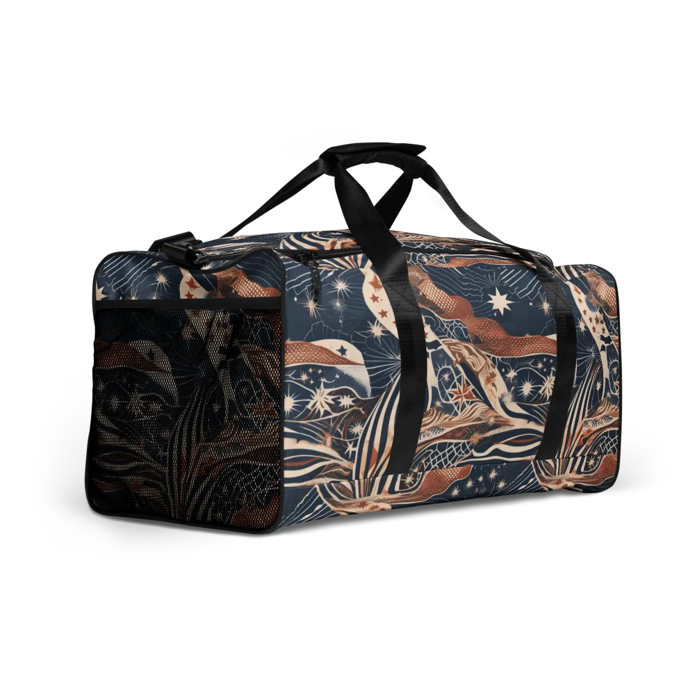 Midnight Meridian on Duffle Bag — Right Front
