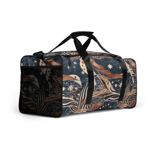 Midnight Meridian on a Duffle Bag