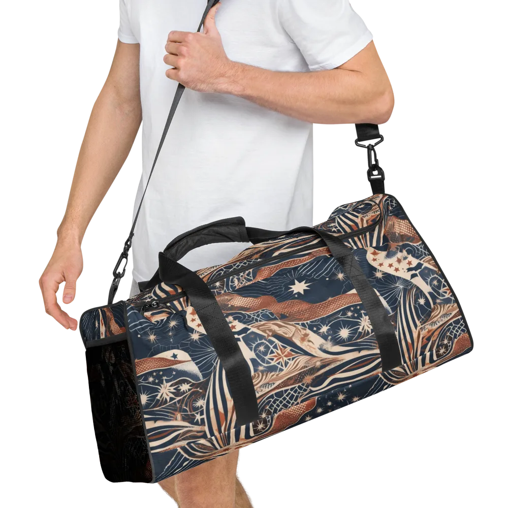 Midnight Meridian on Duffle Bag — Right Front
