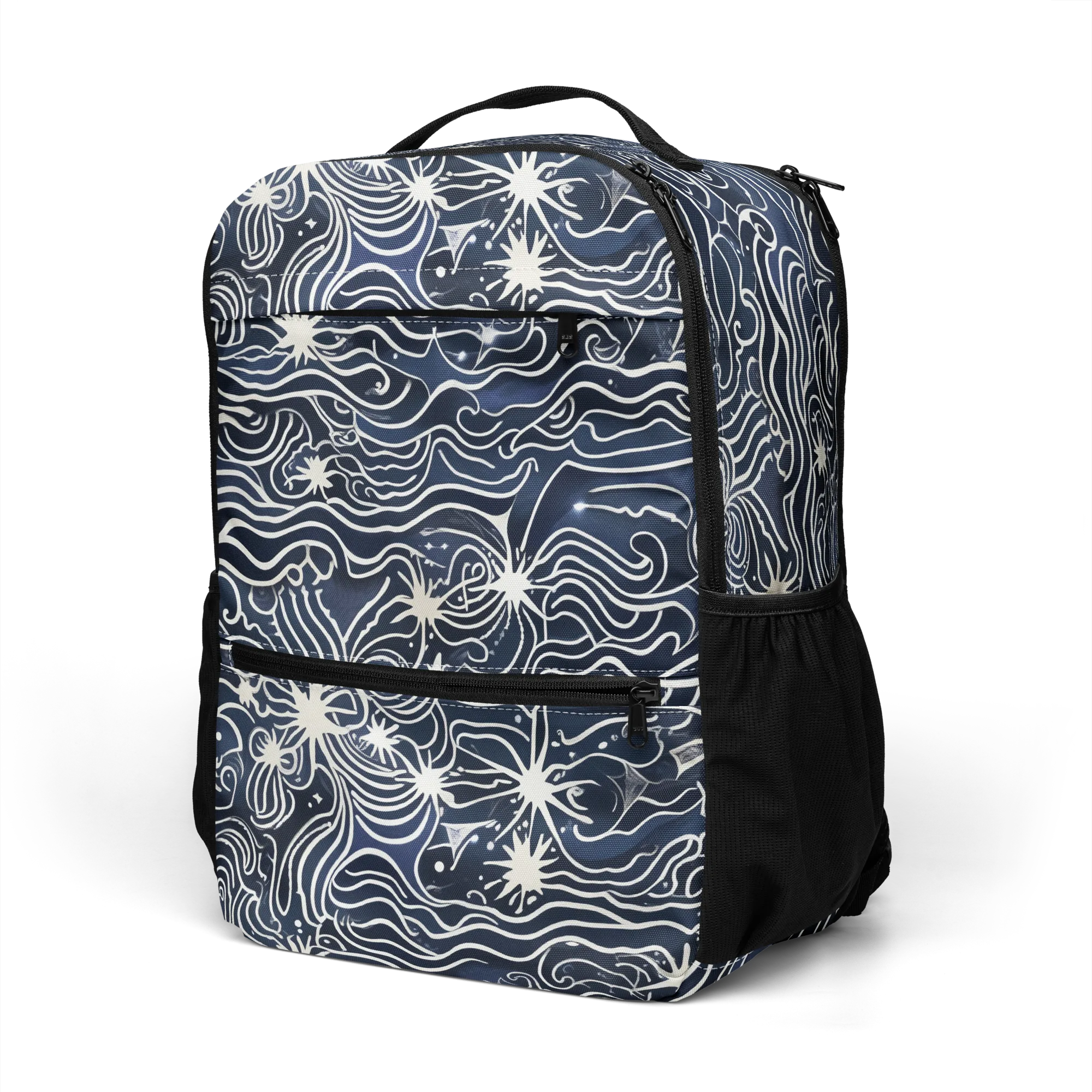 Nautical Nebula on Utility Backpack — Left Front