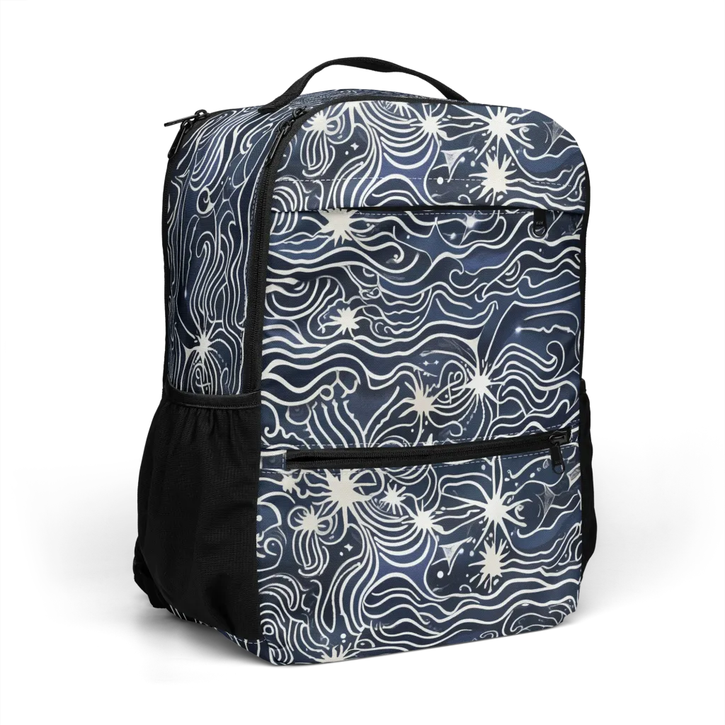Nautical Nebula on Utility Backpack — Right Front