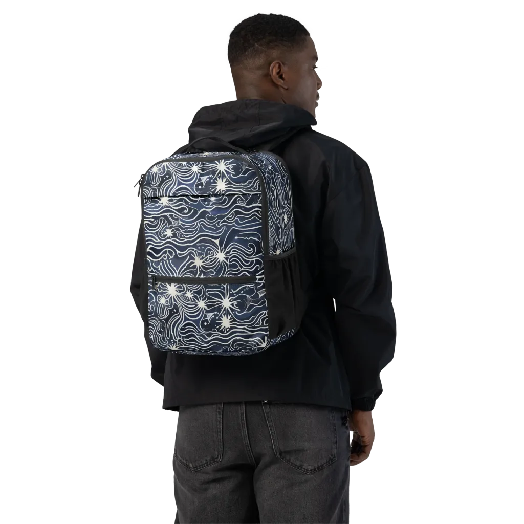 Nautical Nebula on Utility Backpack — Back