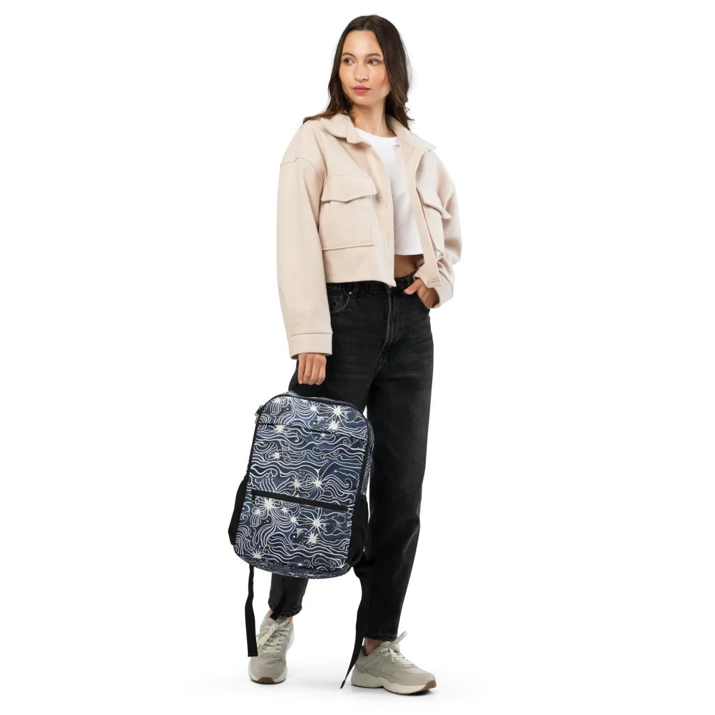 Nautical Nebula on Utility Backpack — Front