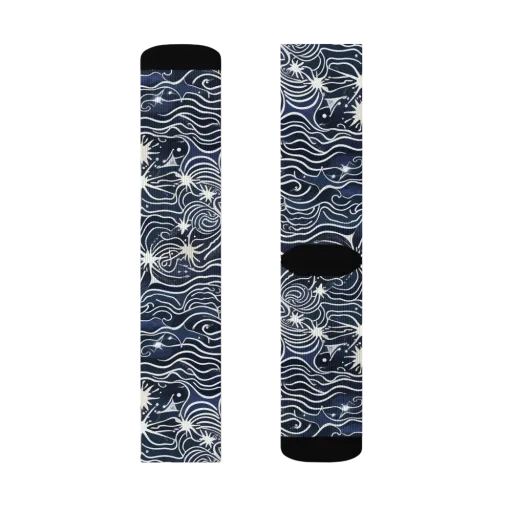 Nautical Nebula on a Socks