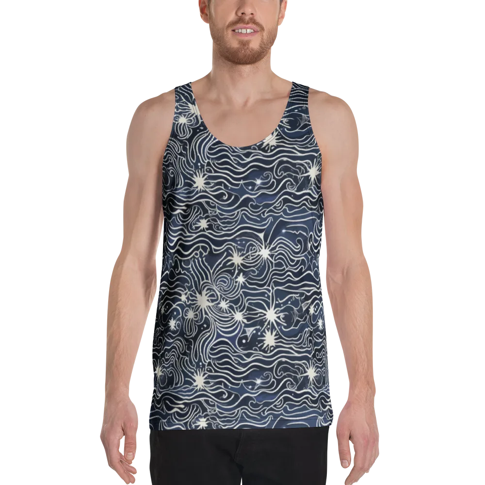 Nautical Nebula on Men's Tank Top — Front