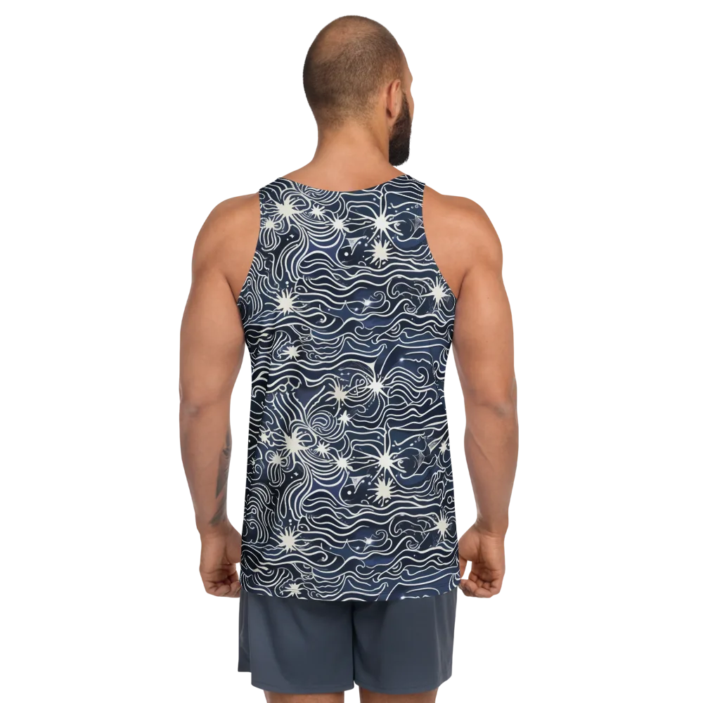 Nautical Nebula on Men's Tank Top — Back