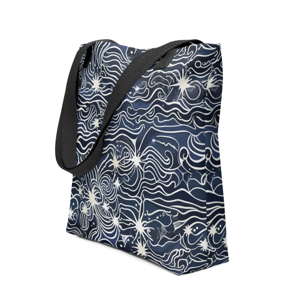 Nautical Nebula on Tote Bag — Front