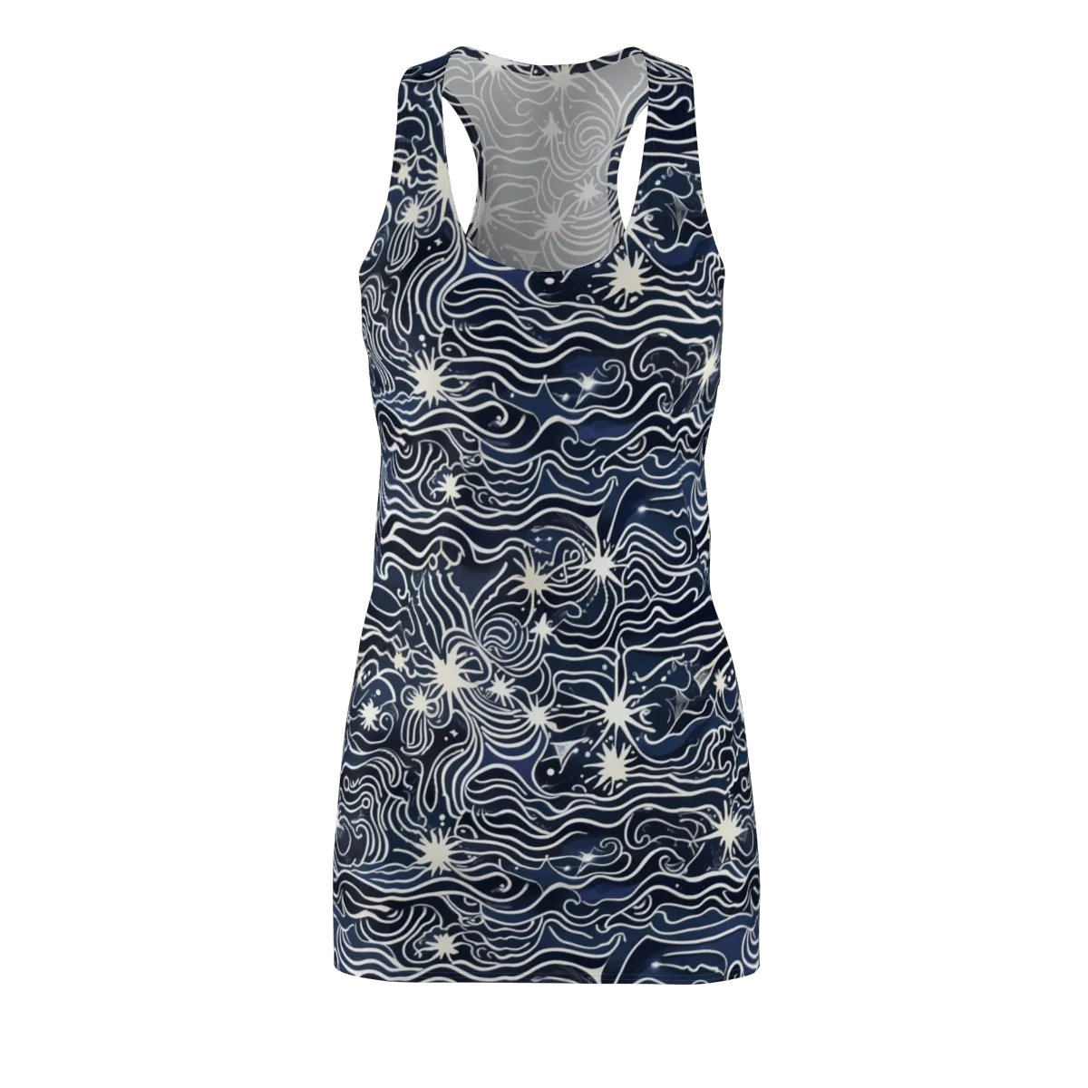 Nautical Nebula on Racerback Dress — Front