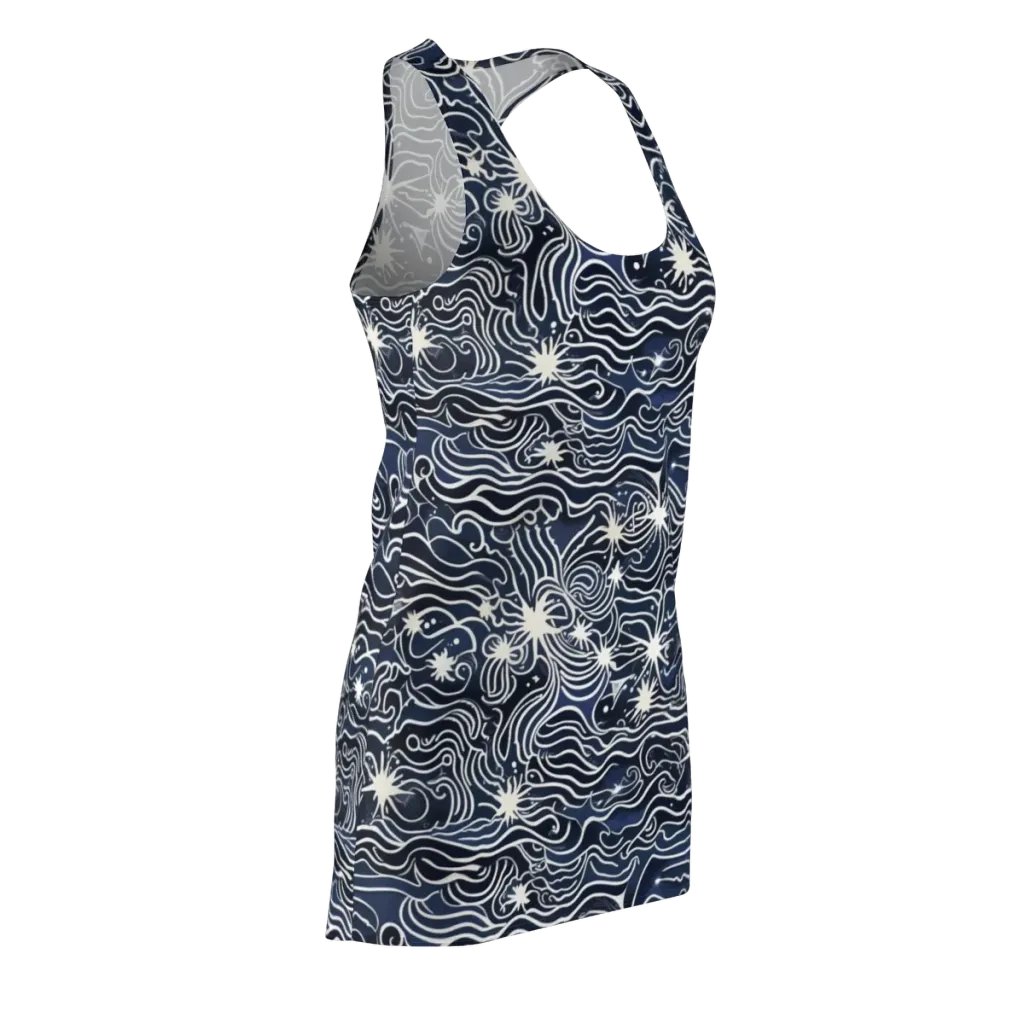 Nautical Nebula on Racerback Dress — Front Side