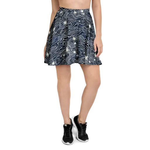 Nautical Nebula on a Skater Skirt