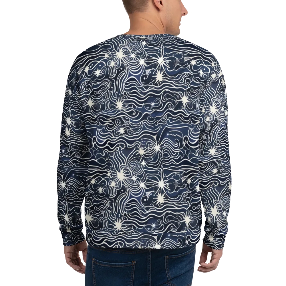 Nautical Nebula on Sweatshirt — Back