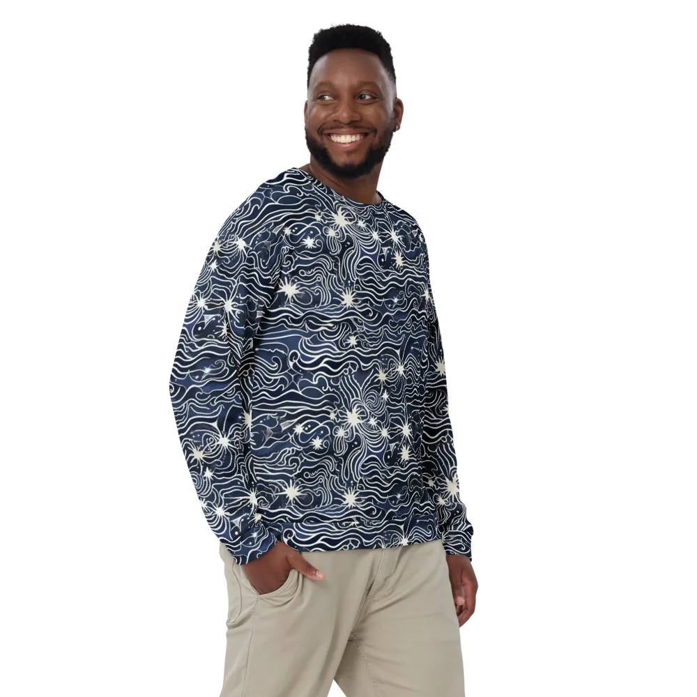 Nautical Nebula on Sweatshirt — Front