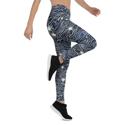 Nautical Nebula on a Leggings