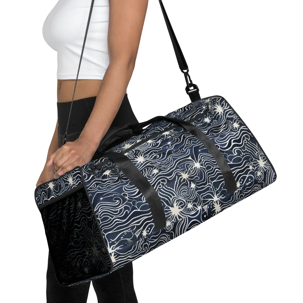 Nautical Nebula on Duffle Bag — Front