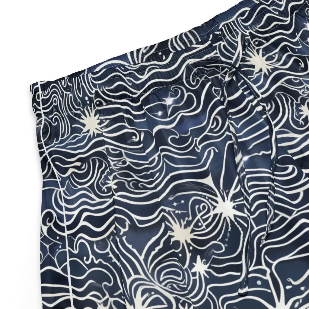 Nautical Nebula on Women's Pajama Shorts — Product details
