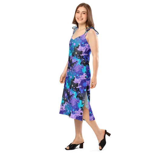 Galaxy Gouache on a Slip Dress