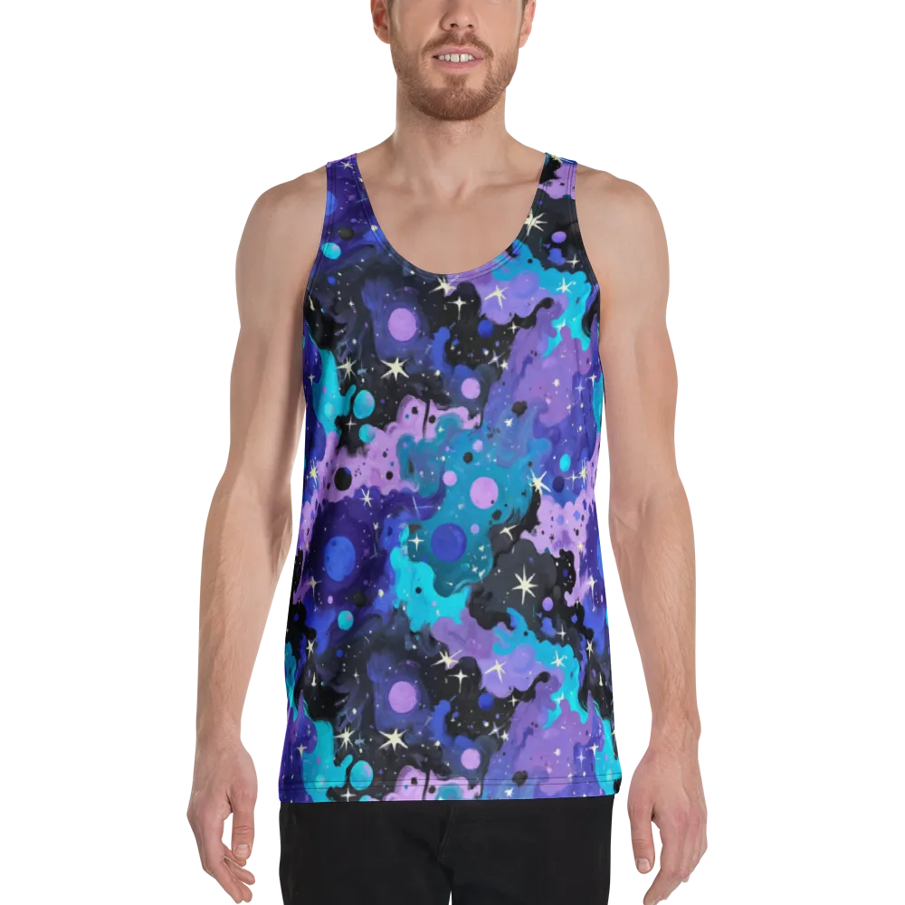 Galaxy Gouache on Men's Tank Top — Front