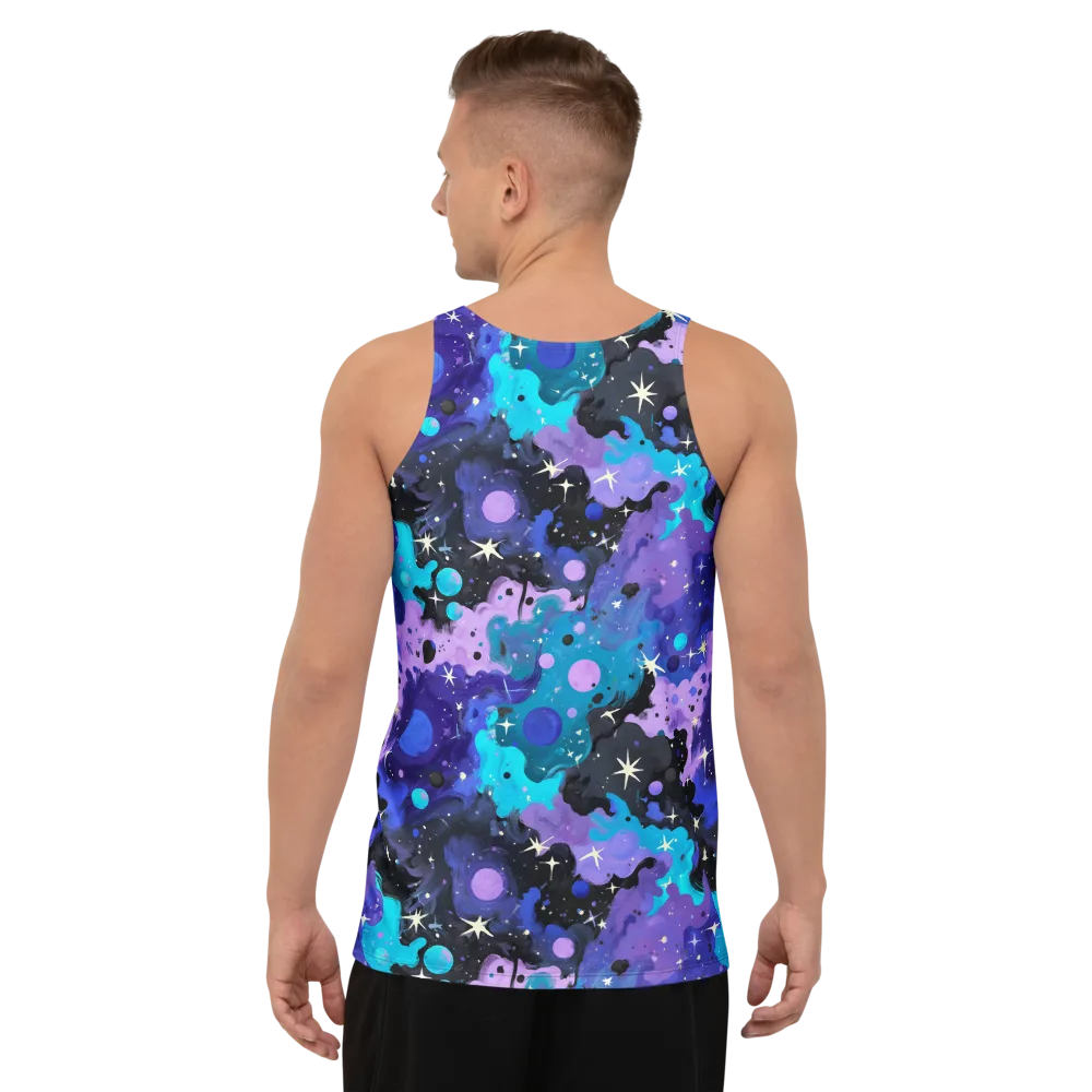 Galaxy Gouache on Men's Tank Top — Back