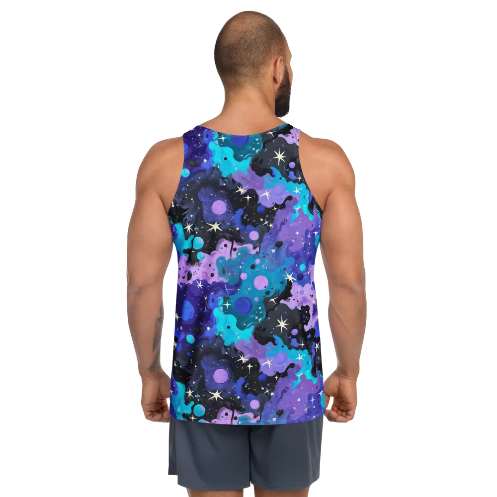 Galaxy Gouache on Men's Tank Top — Back