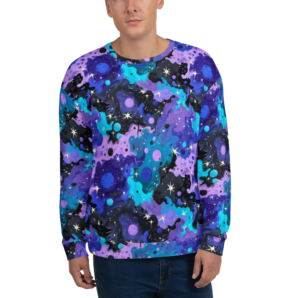 Galaxy Gouache on Sweatshirt — Front