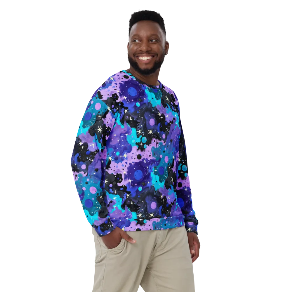 Galaxy Gouache on Sweatshirt — Front