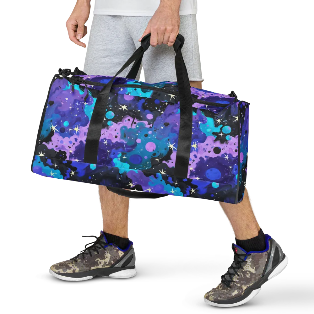 Galaxy Gouache on Duffle Bag — Front
