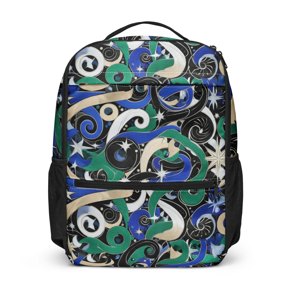Starfall Baroque on Utility Backpack — Front