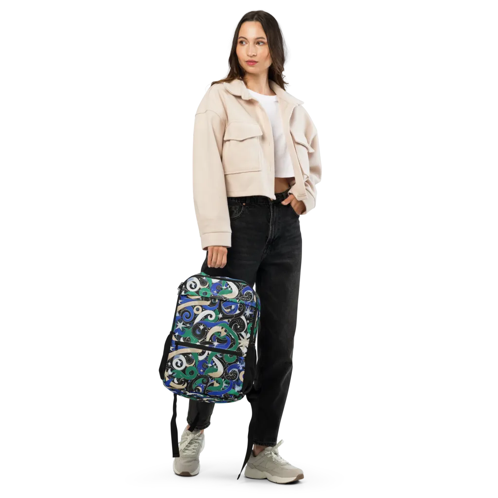 Starfall Baroque on Utility Backpack — Front