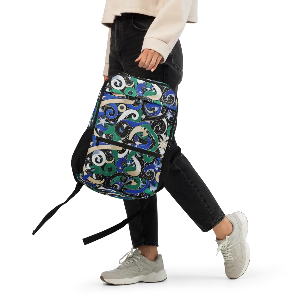 Starfall Baroque on Utility Backpack — Front