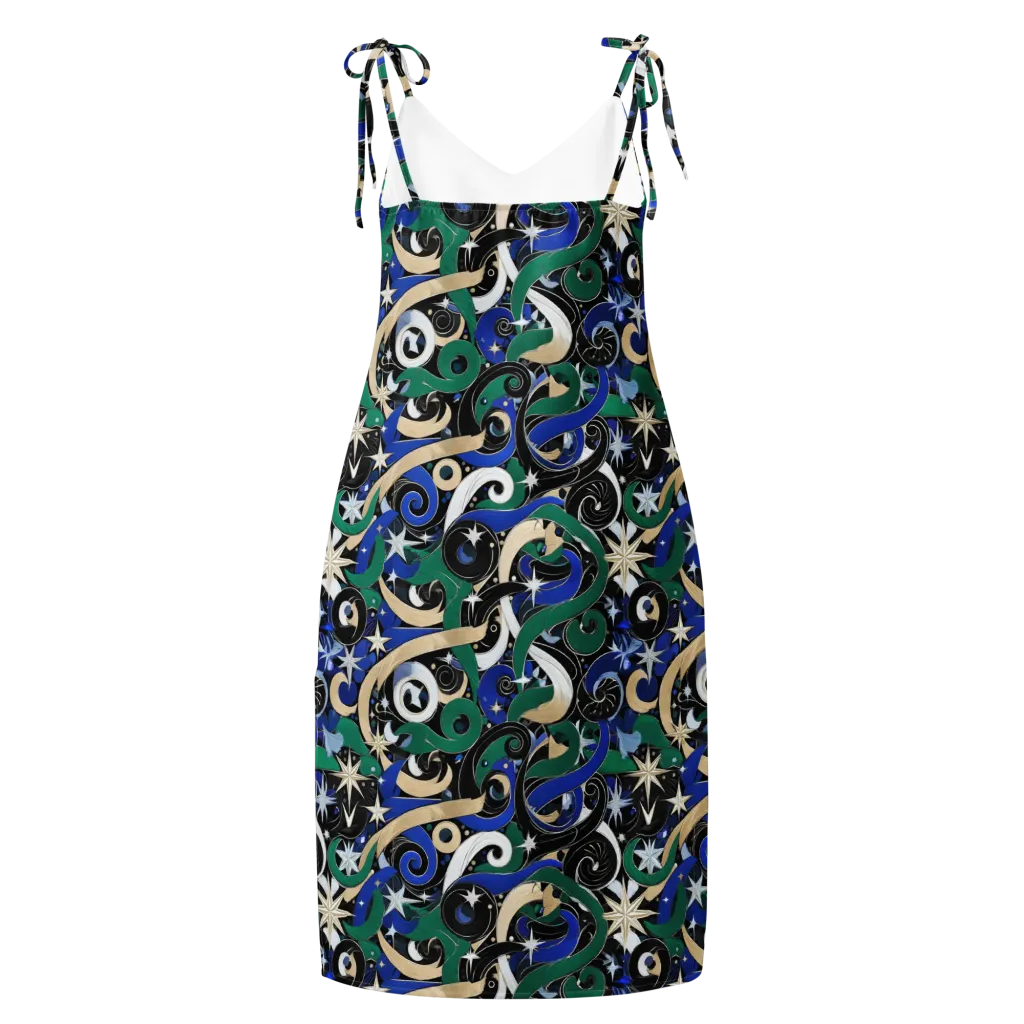 Starfall Baroque on Slip Dress — Back