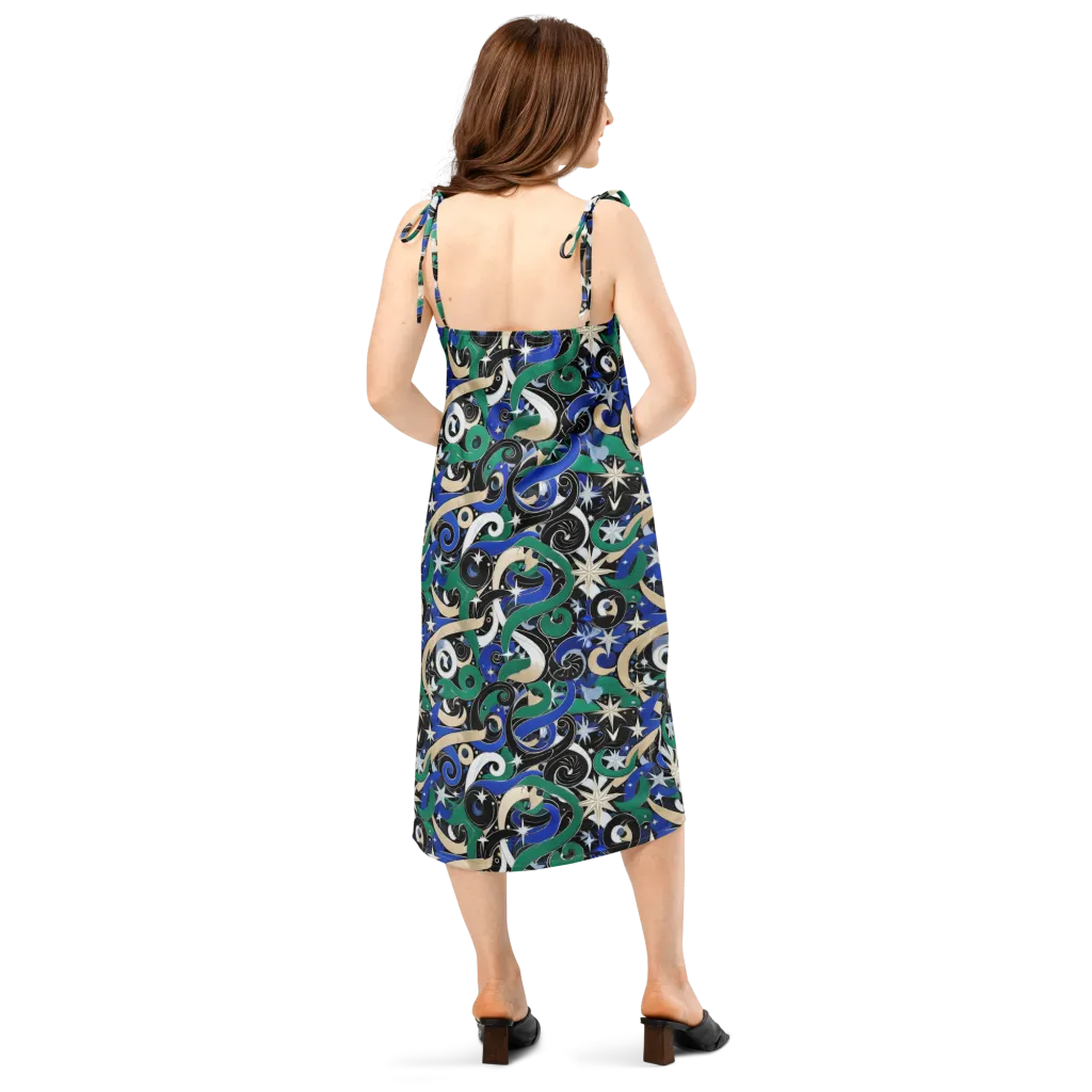 Starfall Baroque on Slip Dress — Back
