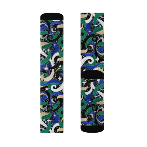 Starfall Baroque on a Socks